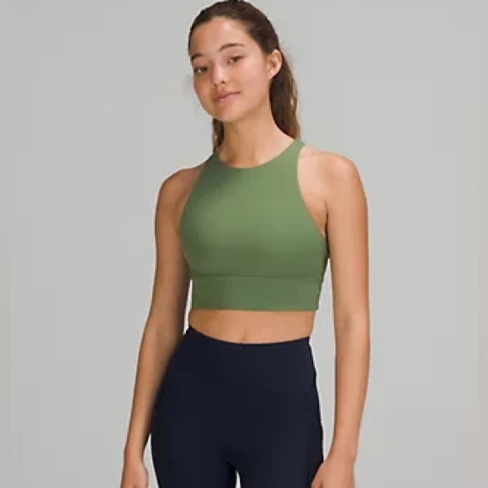 Lululemon High Neck Energy Longline Tough Bra Medium Support B-D Cups